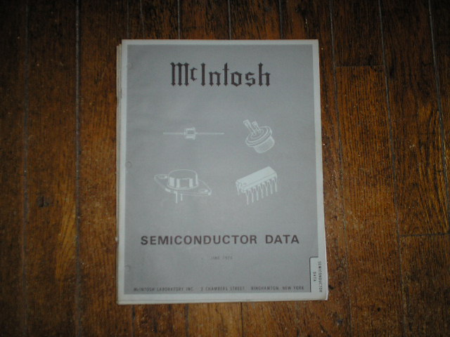 McIntosh 1973 Semiconductor Manual has photos of the diodes and transistor data etc..    Parts Manual